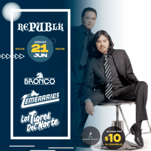 Temerarios, Tigres del Norte y Bronco | JUNIO 21
