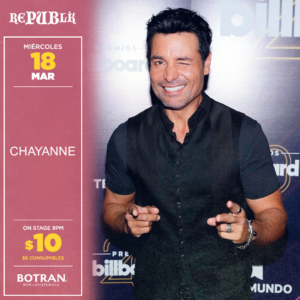 Chayanne | MARZO 18