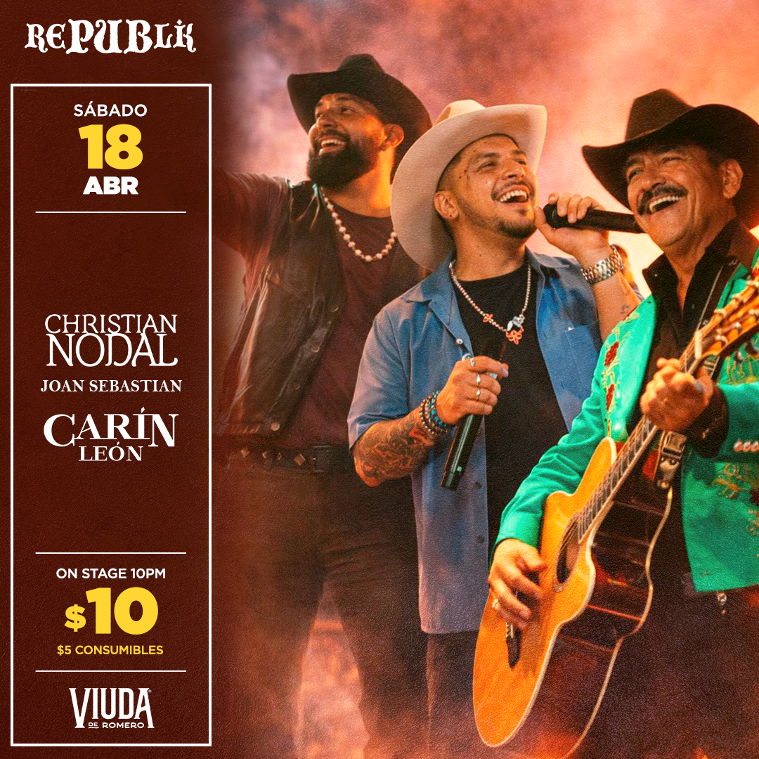 Carin Leon, Joan Sebastian & Christian Nodal | ABRIL 18