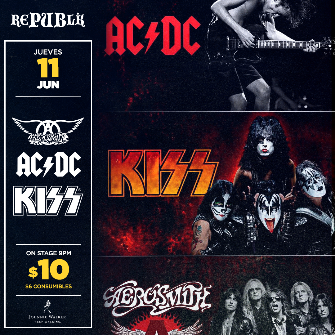 AC/DC, Kiss & Aerosmith | JUNIO 11