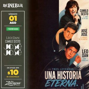 Leo Dan, Camilo Sesto y José José | AGOSTO 1