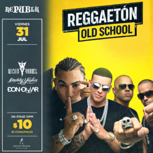 Daddy Yankee, Don Omar y Wisin y Yandel | JULIO 31