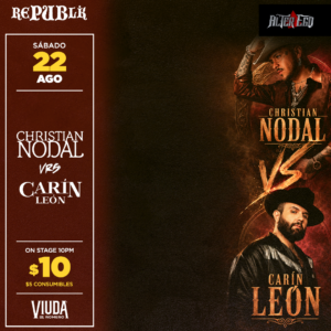 Christian Nodal vs Carin León | AGOSTO 22