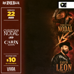 Christian Nodal vs Carin León | AGOSTO 22