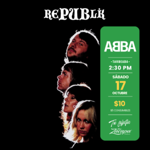 Tardeada ABBA | OCTUBRE 17