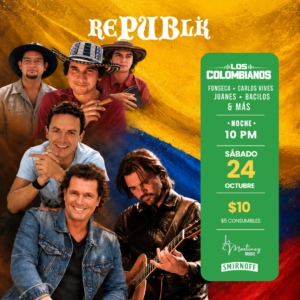 Los Colombianos "Fonseca · Carlos Vives · Juanes · Bacilos & más" | OCTUBRE 24
