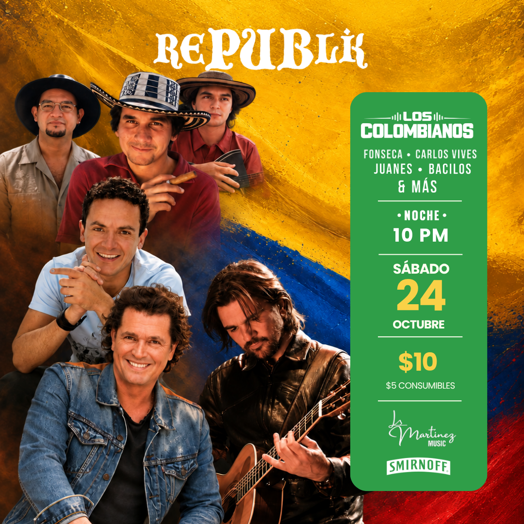 Los Colombianos "Fonseca · Carlos Vives · Juanes · Bacilos & más" | OCTUBRE 24