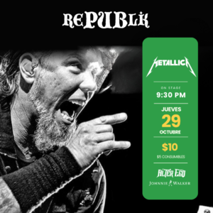 Metallica | OCTUBRE 29