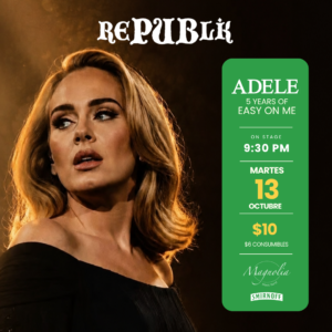 Adele "5 Years of Easy On Me" | OCTUBRE 13