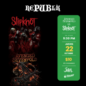 Avenged Sevenfold vs Slipknot | OCTUBRE 22